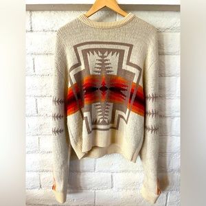Vintage Pendleton Sweater Southwestern Western Pattern